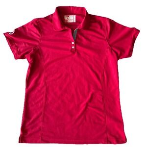 Chick-fil-A Polo Shirt Womens Large Oobe Recycled Fabric Golf Uniform Work Shirt